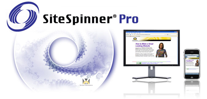 SiteSpinner Pro Desktop and Mobile Website Design Software