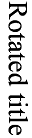 Rotated title