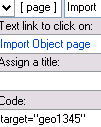 Text Editor: i-frame link