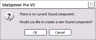 Create new Sound component?